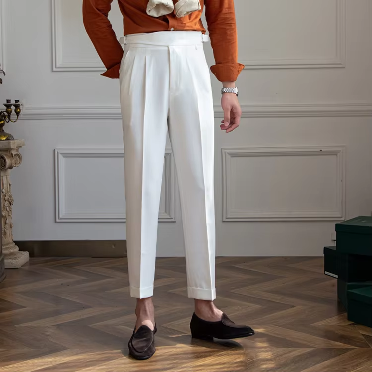 𝐖𝐡𝐢𝐭𝐞 𝐂𝐥𝐚𝐬𝐬𝐢𝐜 𝐃𝐨𝐮𝐛𝐥𝐞 𝐁𝐮𝐜𝐤𝐥𝐞 𝐅𝐨𝐫𝐦𝐚𝐥 𝐆𝐮𝐫𝐤𝐡𝐚 𝐏𝐚𝐧𝐭