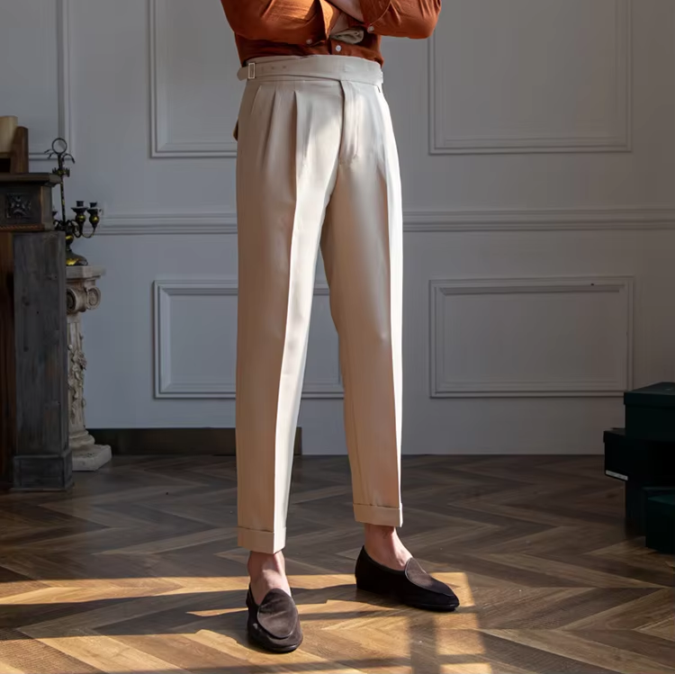 𝐁𝐚𝐢𝐠𝐞 𝐂𝐥𝐚𝐬𝐬𝐢𝐜 𝐃𝐨𝐮𝐛𝐥𝐞 𝐁𝐮𝐜𝐤𝐥𝐞  𝐅𝐨𝐫𝐦𝐚𝐥 𝐆𝐮𝐫𝐤𝐡𝐚 𝐏𝐚𝐧𝐭