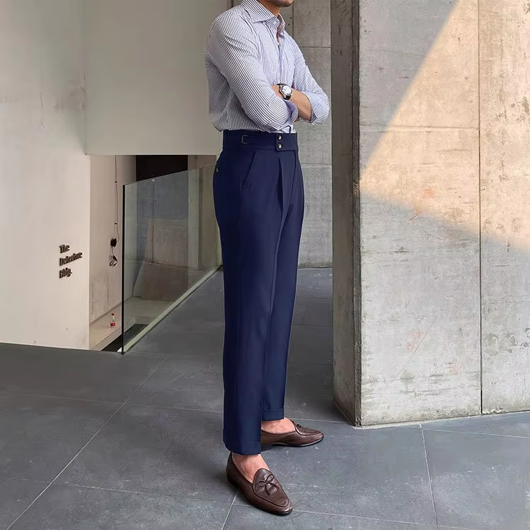 𝐍𝐚𝐯𝐲 𝐁𝐥𝐮𝐞 𝐒𝐢𝐠𝐧𝐚𝐭𝐮𝐫𝐞 𝐃𝐨𝐮𝐛𝐥𝐞 𝐁𝐮𝐭𝐭𝐨𝐧 𝐅𝐨𝐫𝐦𝐚𝐥 𝐆𝐮𝐫𝐤𝐡𝐚 𝐏𝐚𝐧𝐭𝐬