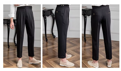 𝐁𝐥𝐚𝐜𝐤 𝐂𝐥𝐚𝐬𝐬𝐢𝐜 𝐃𝐨𝐮𝐛𝐥𝐞 𝐁𝐮𝐭𝐭𝐨𝐧 𝐅𝐨𝐫𝐦𝐚𝐥 𝐆𝐮𝐫𝐤𝐡𝐚 𝐏𝐚𝐧𝐭