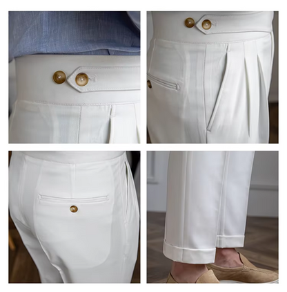 𝐖𝐡𝐢𝐭𝐞 𝐂𝐥𝐚𝐬𝐬𝐢𝐜 𝐃𝐨𝐮𝐛𝐥𝐞 𝐁𝐮𝐭𝐭𝐨𝐧 𝐅𝐨𝐫𝐦𝐚𝐥 𝐆𝐮𝐫𝐤𝐡𝐚 𝐏𝐚𝐧𝐭